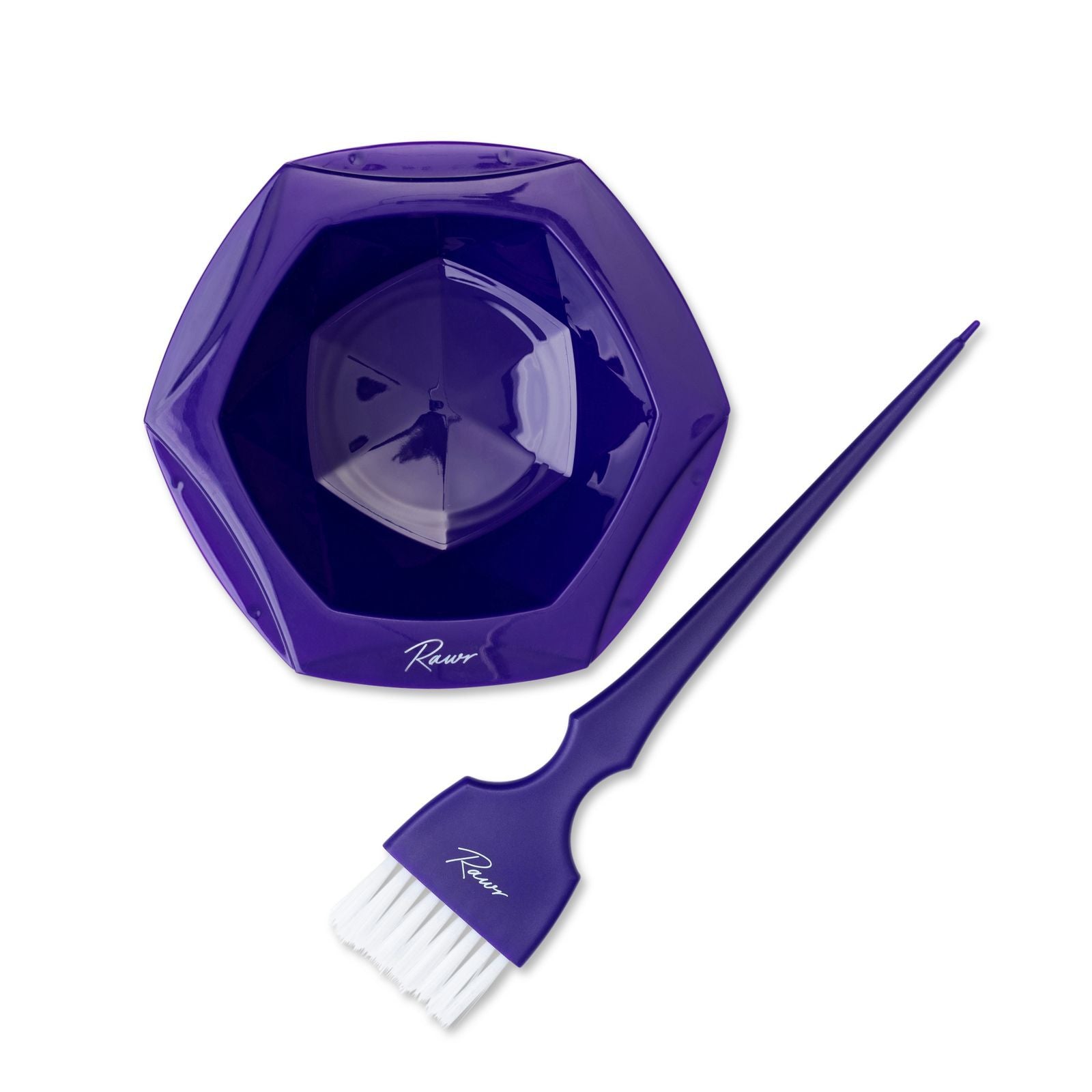 Colouring Bowl And Brush Set - Purple