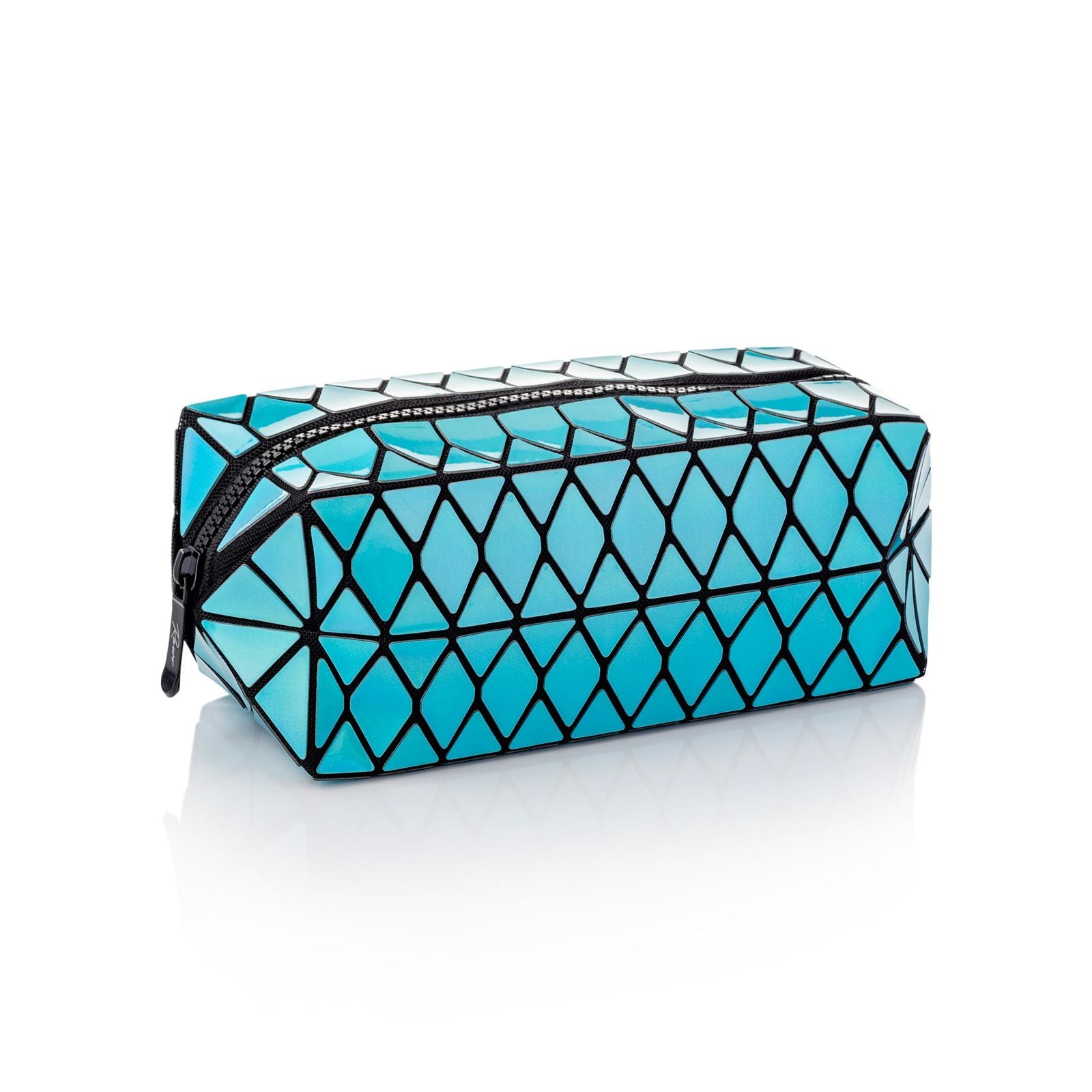 Cosmetic Lazer Cut Bag - Blue