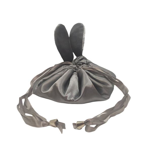 Drawstring Cosmetic Bag - Bunny Ears