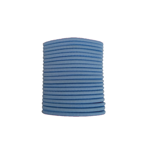 Hair Bobbles - Light Blue (Pack Of 20)