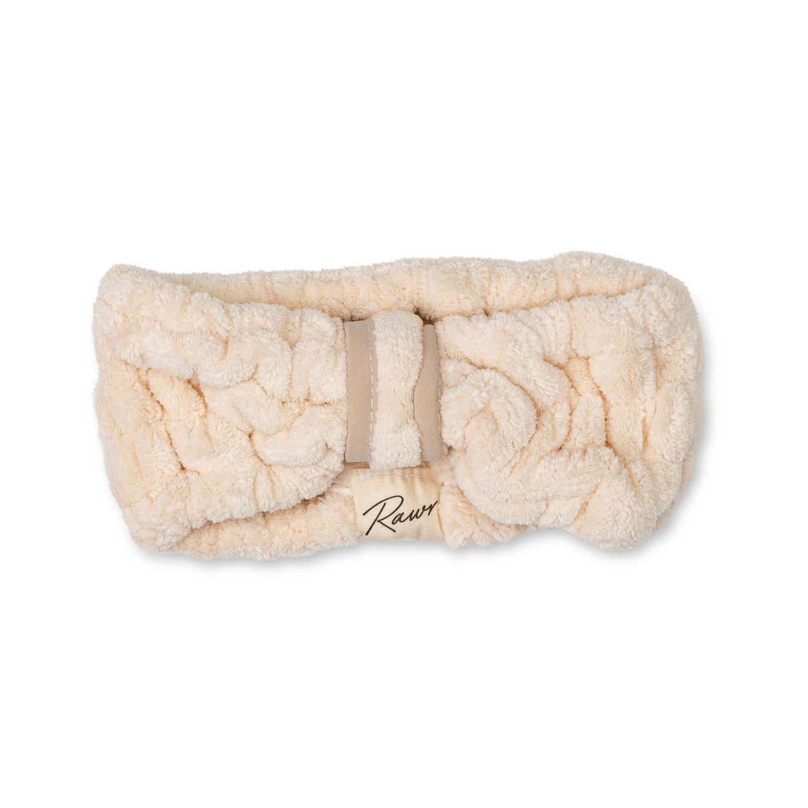 Knotted Makeup Headband - Cream