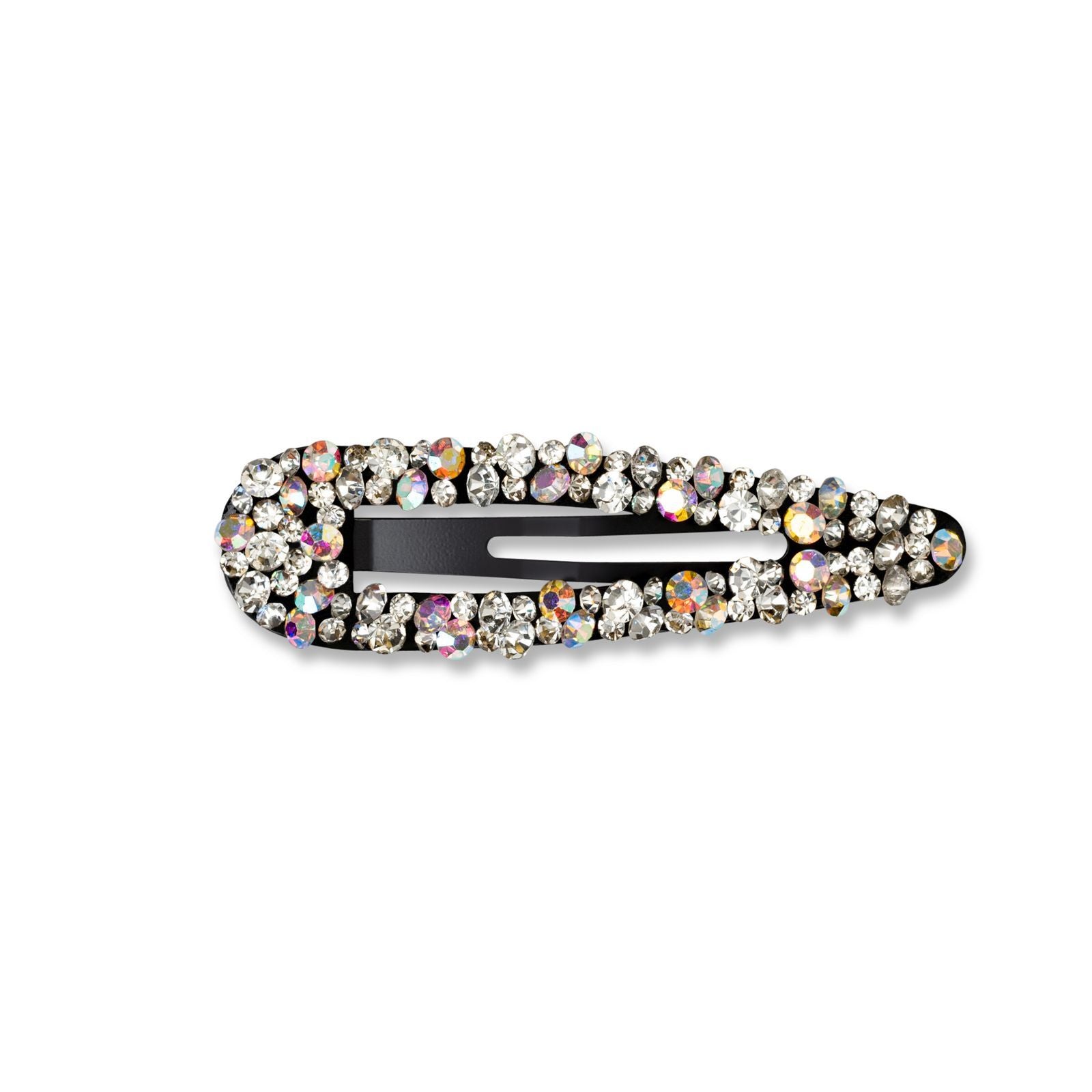 Large Rhinestone Slide - Silver