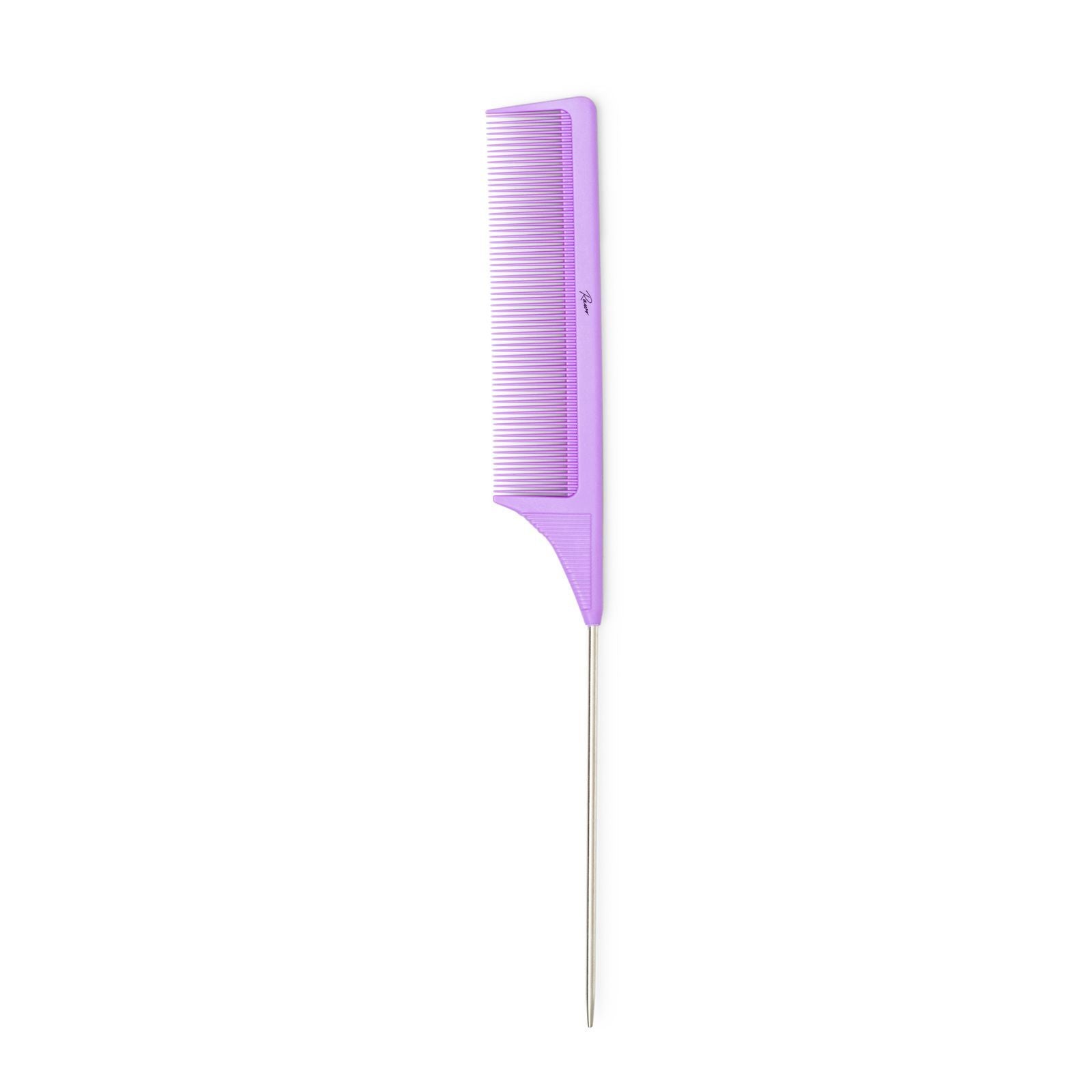 Metal Tail Comb - Purple