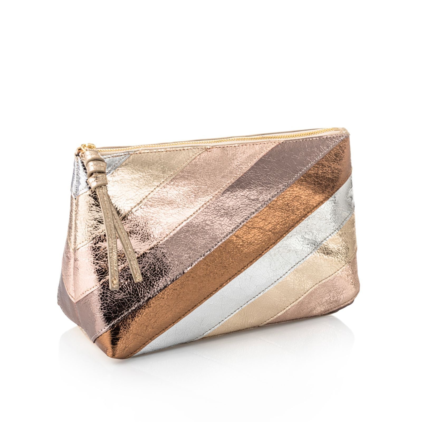 Metallic Cosmetic Bag - (25x10x16cm)