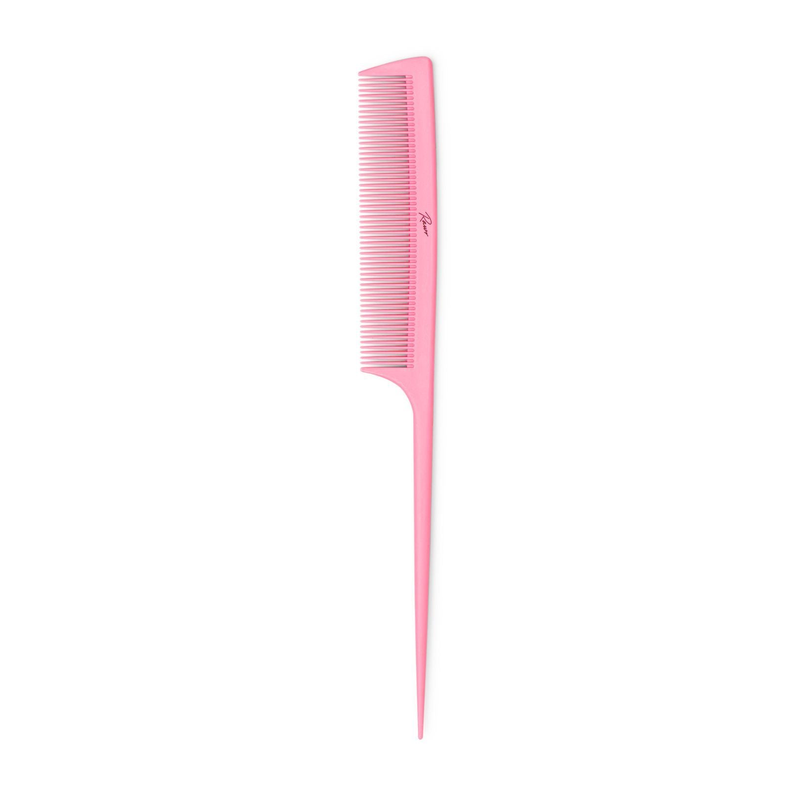 Plastic Tail Comb - Pink