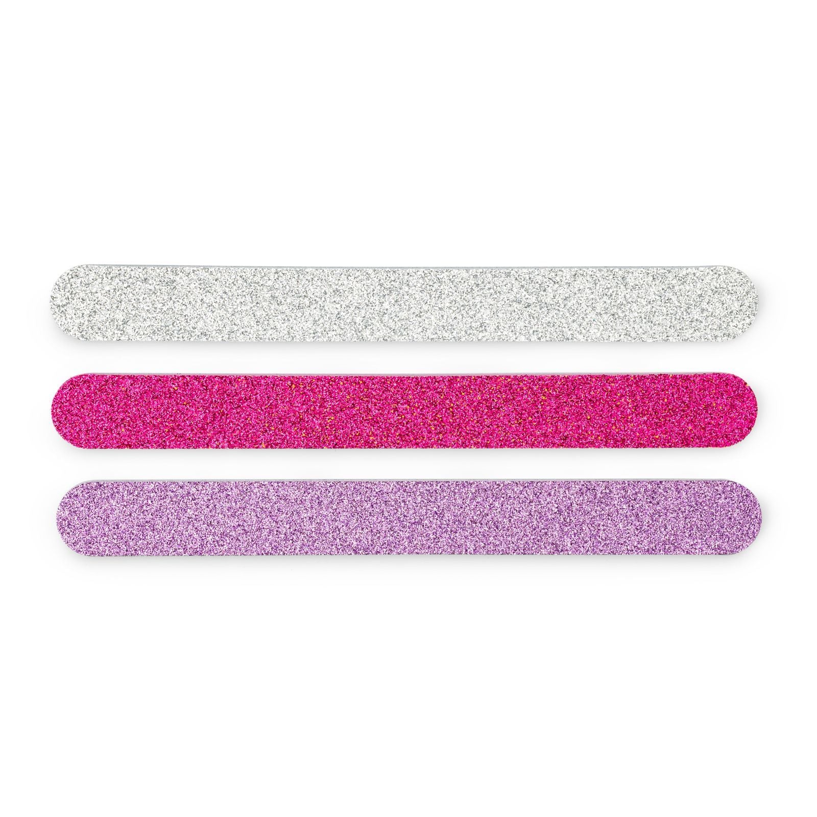 Professional Glitter File Set 180 Grit (Pack Of 3)