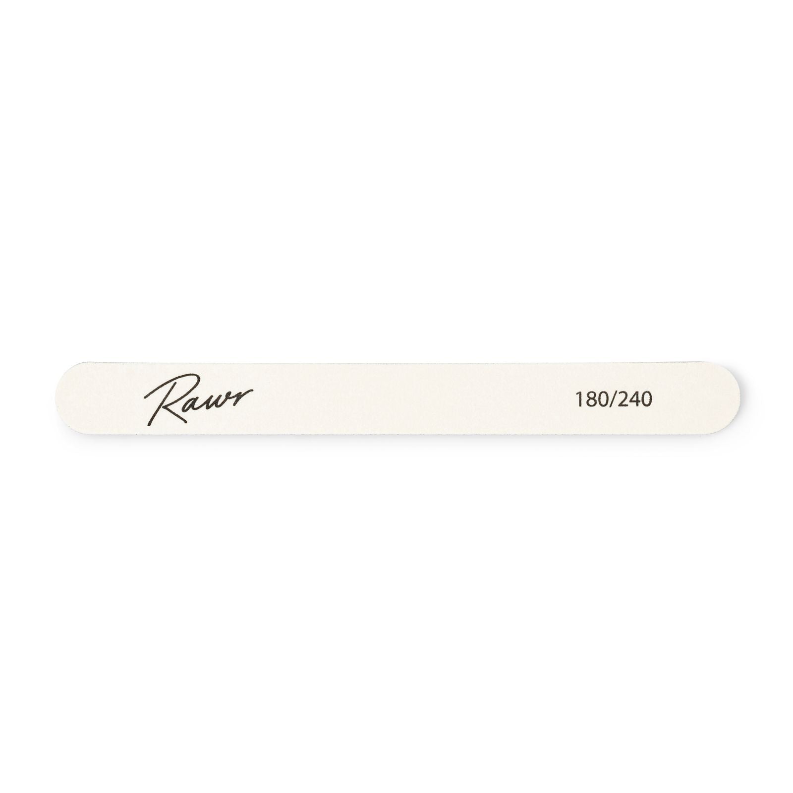 Professional Nail File 180/240 Grit - White