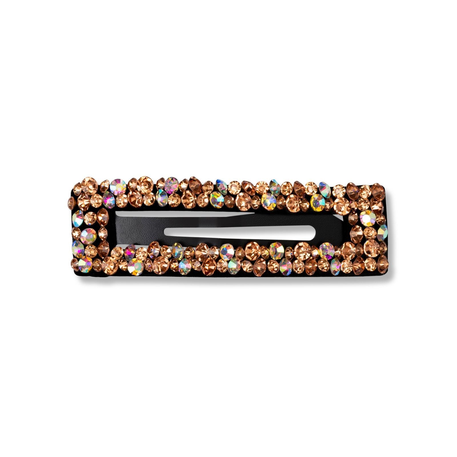 Rectangle Rhinestone Slide - Multi