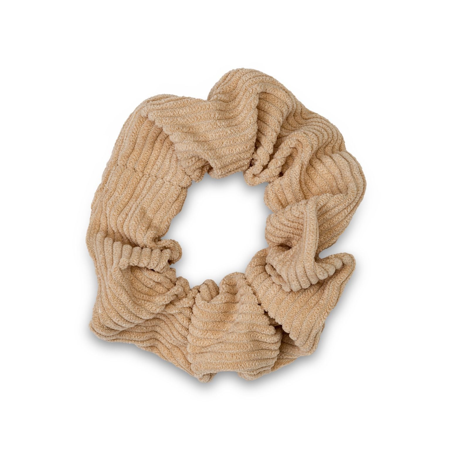 Ribbed Scrunchie - Nude