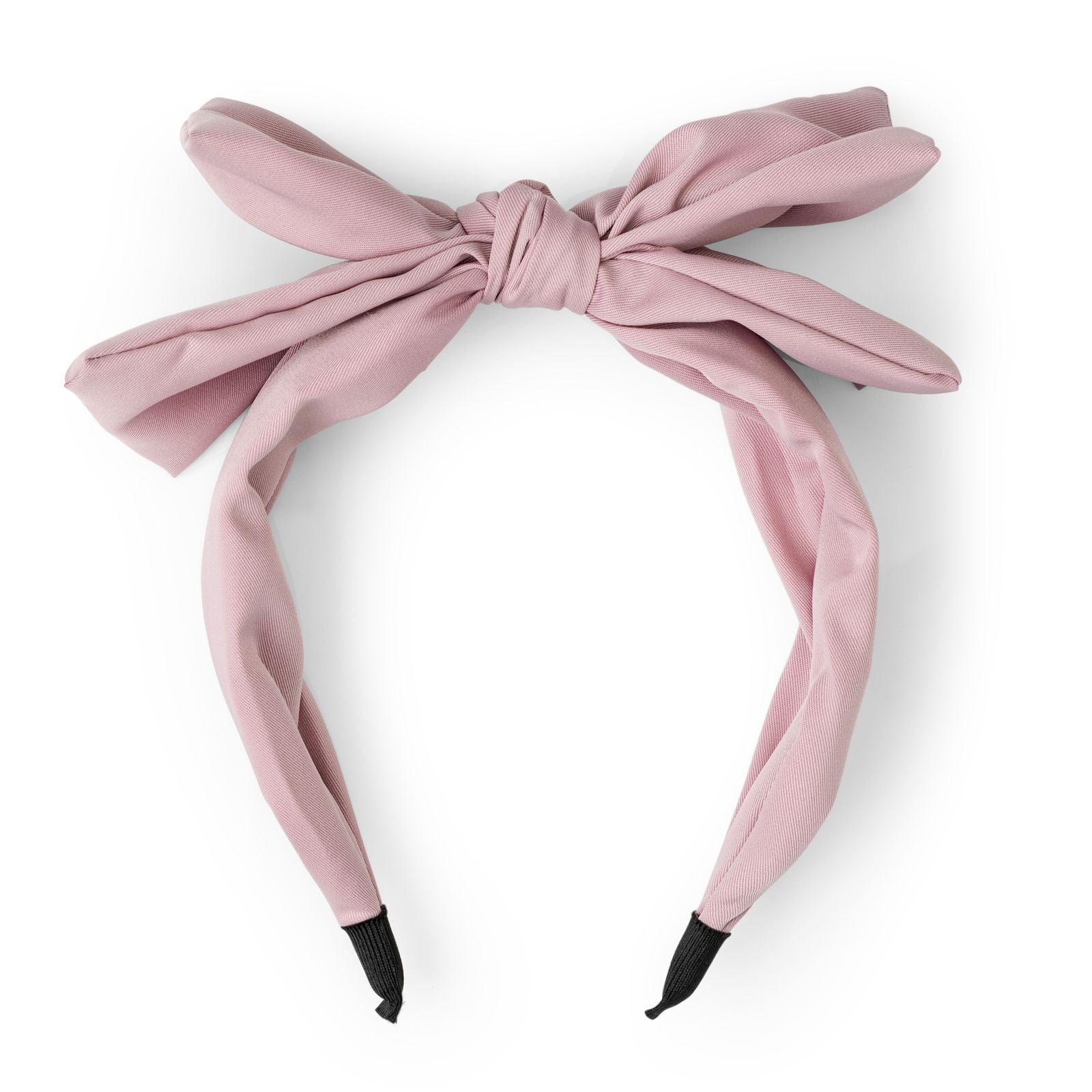 Satin Bow Headband - Pink