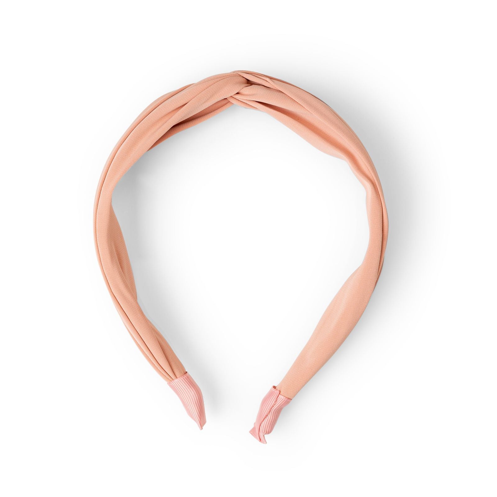 Satin Knotted Headband - Coral