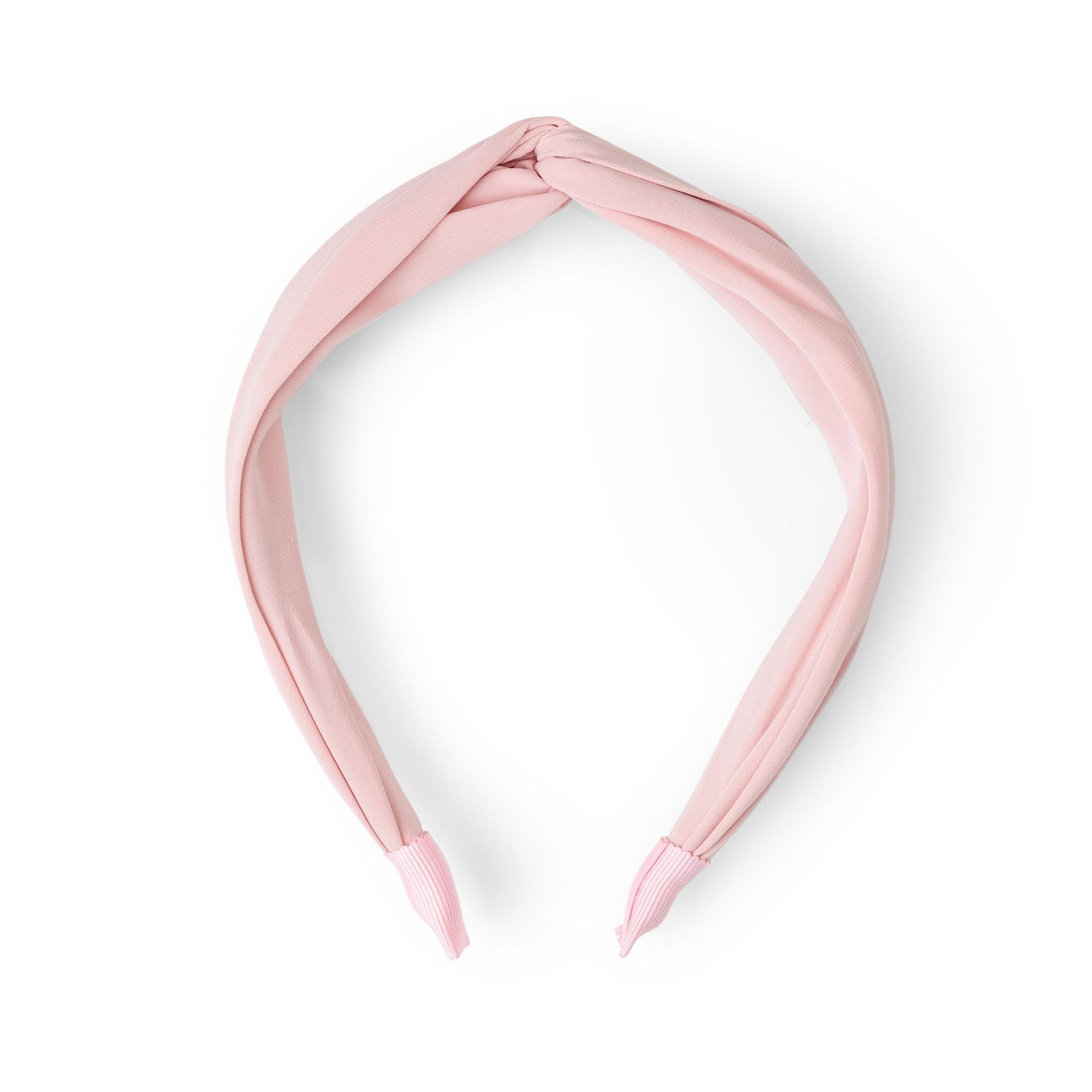 Satin Knotted Headband - Pink