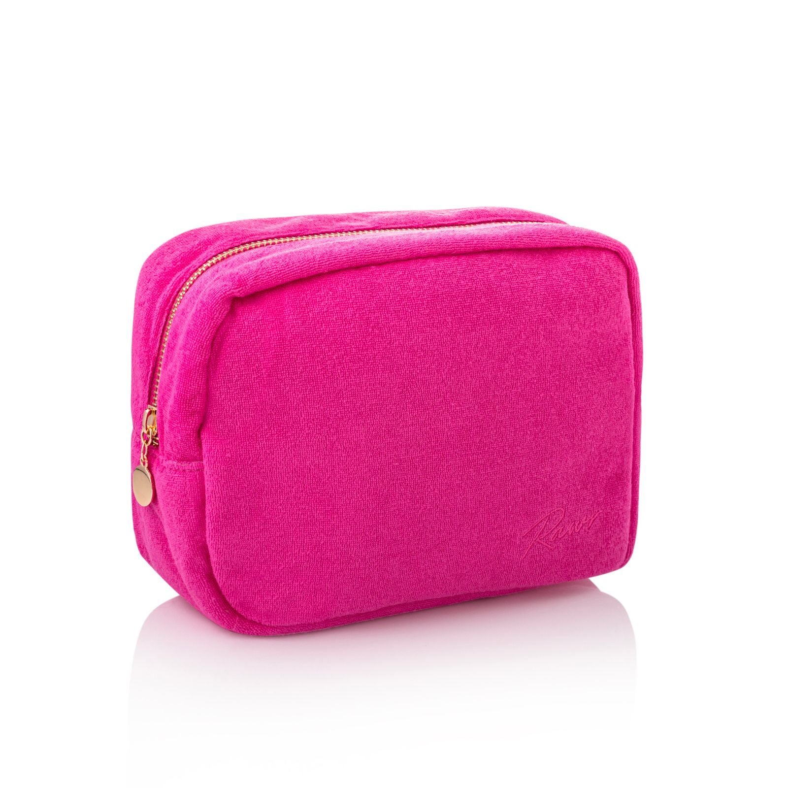 Terry Towel Cosmetic Bag - Pink