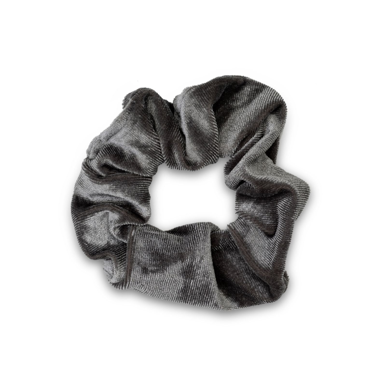 Velvet Scrunchie - Grey